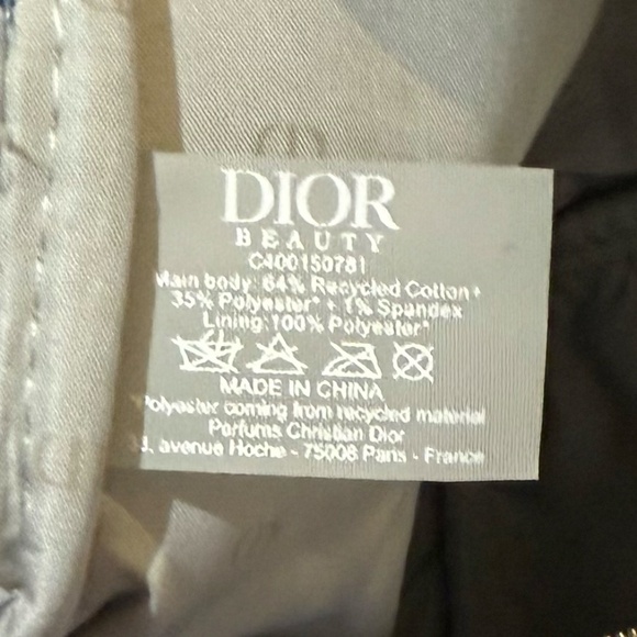 DIOR Limited Edition 2024 Beauty Denim Cosmetic Pouch Bag w/ Box + Tissue Paper - Picture 7 of 9